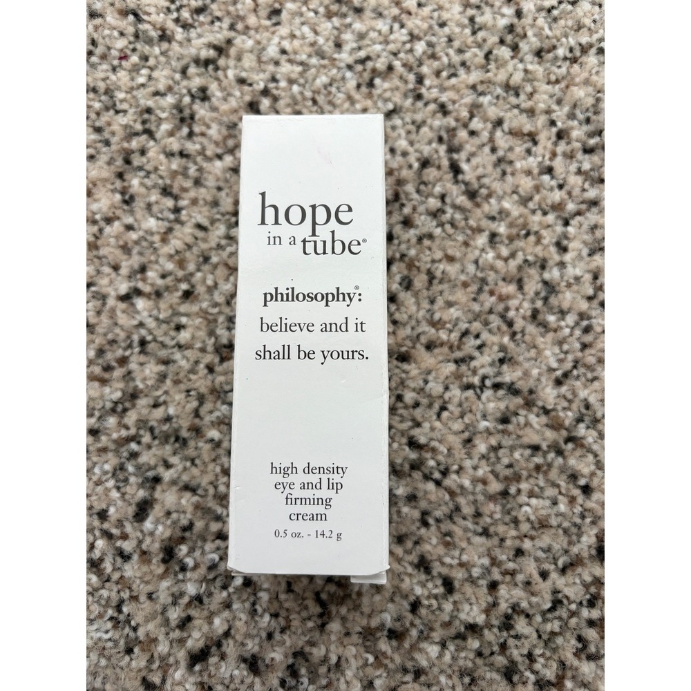 Philosophy Hope in a Tube Eye Lip Firming Cream 0.5 oz High Density NIB